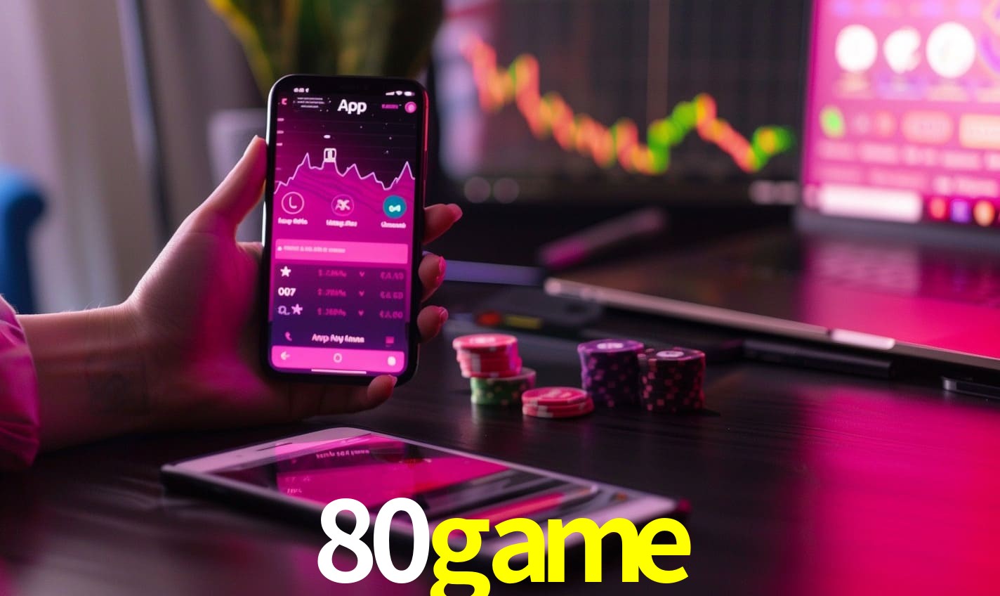 Comparação APP mobile vs versão web da 80game